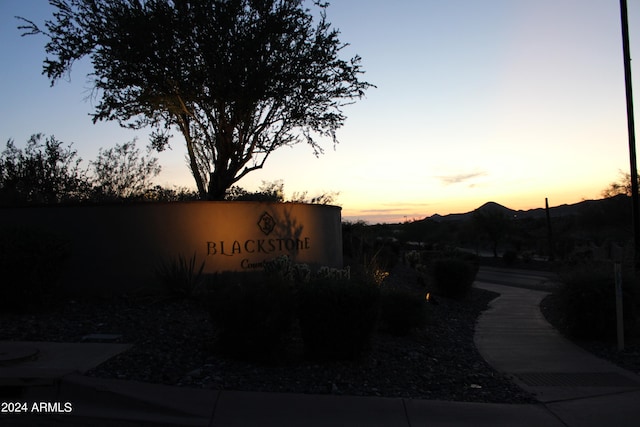 exterior space featuring a mountain view