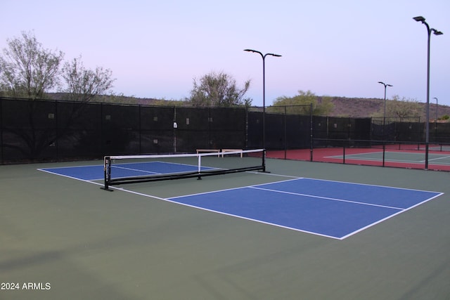 view of tennis court