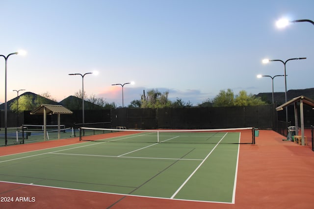 view of tennis court