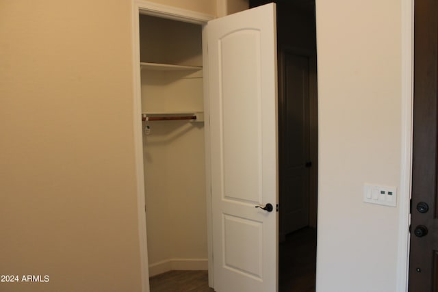 view of closet