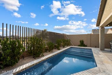 view of pool with a patio, a fenced in pool, and a fenced backyard