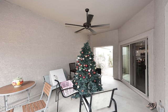 16705 E Almont Dr Unit A, Fountain Hills, AZ 85268 - view of patio / terrace featuring a ceiling fan