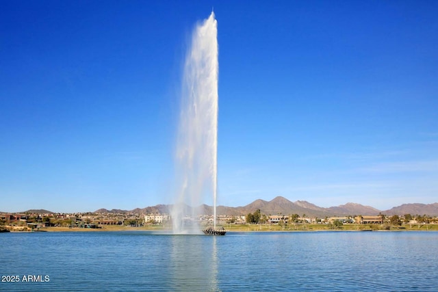 16705 E Almont Dr Unit A, Fountain Hills, AZ 85268 - water view featuring a mountain view