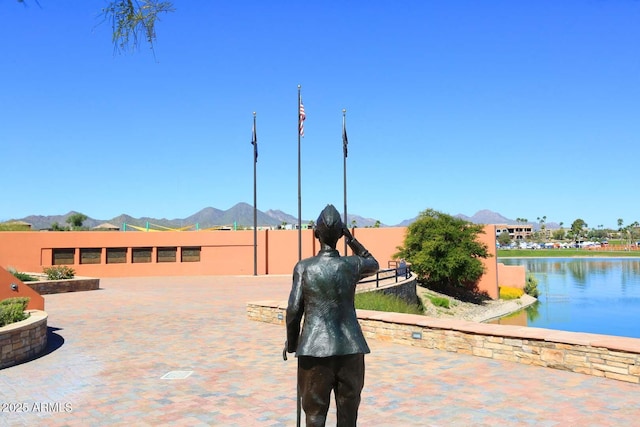 16705 E Almont Dr Unit A, Fountain Hills, AZ 85268 - exterior space with a mountain view