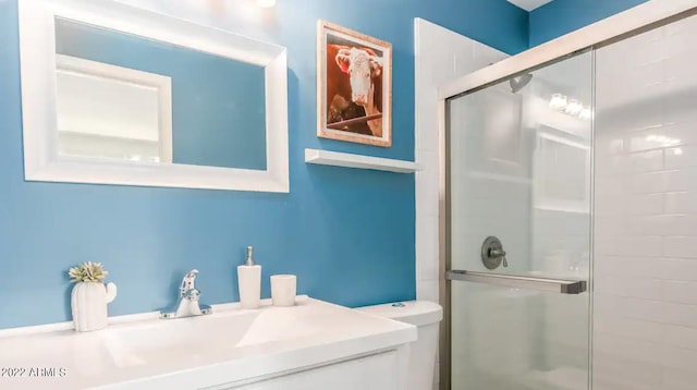 6945 E Osborn Rd Unit B, Scottsdale, AZ 85251 - bathroom with a stall shower and vanity