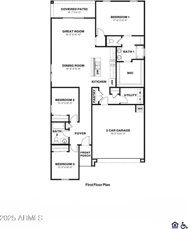 8474 W Clemente Way, Florence, AZ 85132 - home floor plan