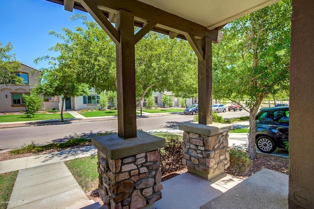 view of patio / terrace featuring a porch