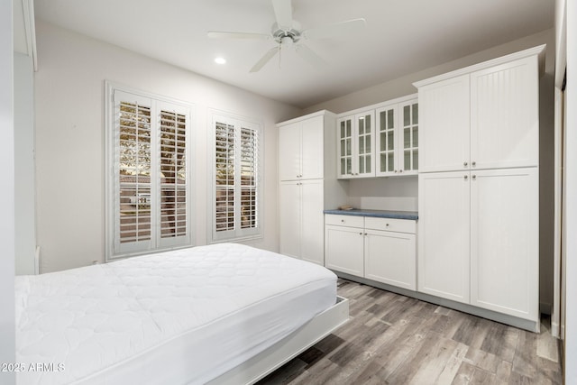 15583 W Big Sky Dr, Surprise, AZ 85374 - bedroom featuring ceiling fan and wood-type flooring