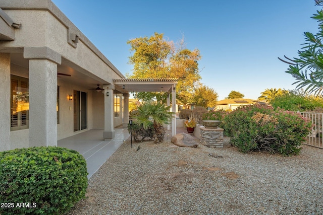 15583 W Big Sky Dr, Surprise, AZ 85374 - view of yard featuring a pergola and a patio area