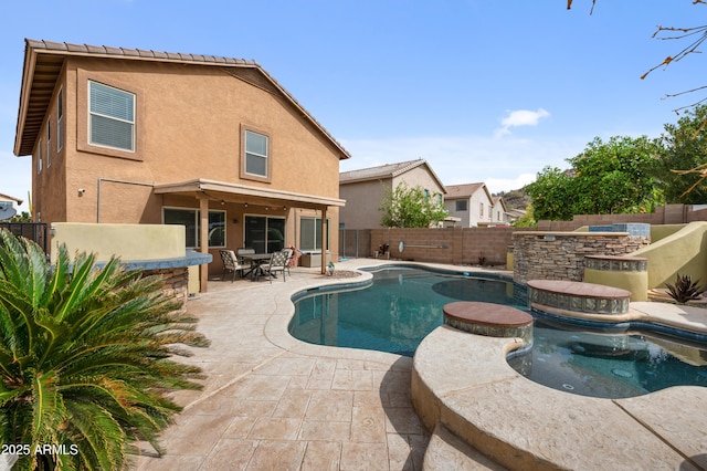 23211 N 22nd Pl, Phoenix, AZ 85024 - view of swimming pool with a fenced backyard, a fenced in pool, and a patio area