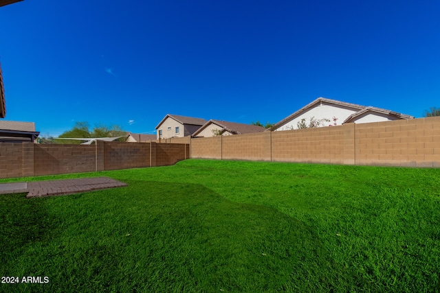 view of yard