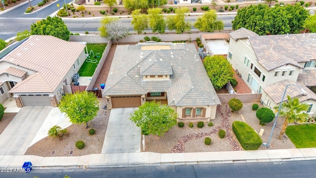 drone / aerial view featuring a residential view