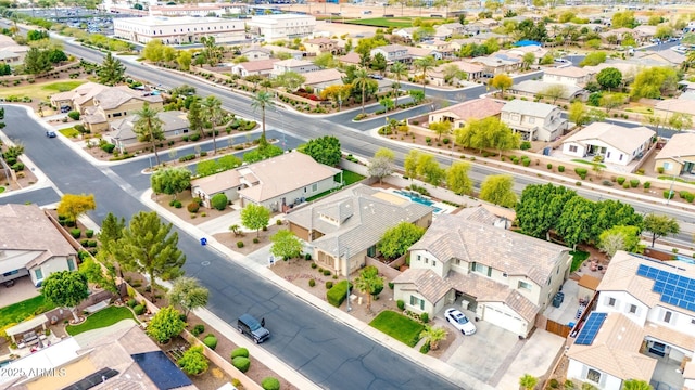 bird's eye view featuring a residential view