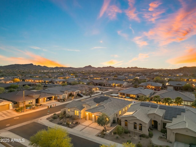 11934 S 181st Ave, Goodyear, AZ 85338 - drone / aerial view with a residential view and a mountain view
