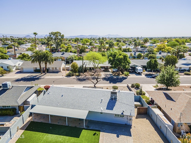 3138 N 82nd Pl, Scottsdale, AZ 85251 - bird's eye view featuring a mountain view and a residential view