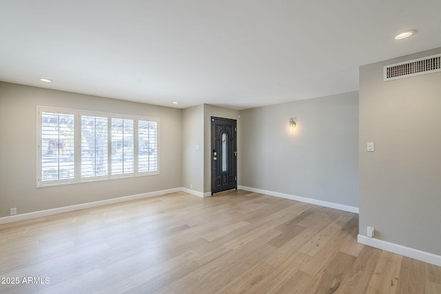 3138 N 82nd Pl, Scottsdale, AZ 85251 - interior space featuring recessed lighting, light wood finished floors, visible vents, and baseboards