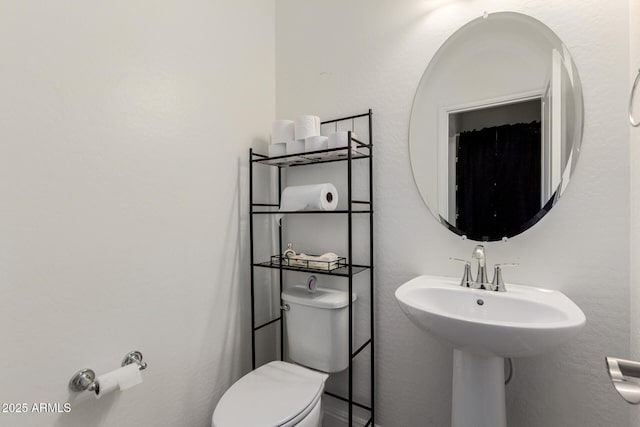 half bath with toilet
