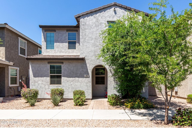view of front of property with stucco siding