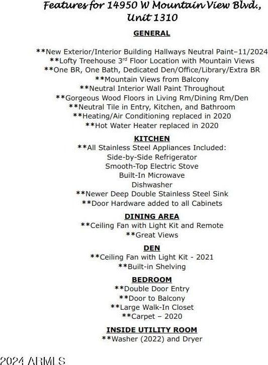 14950 W Mountain View Blvd Unit 1310, Surprise, AZ 85374 - view of miscellaneous listing collateral