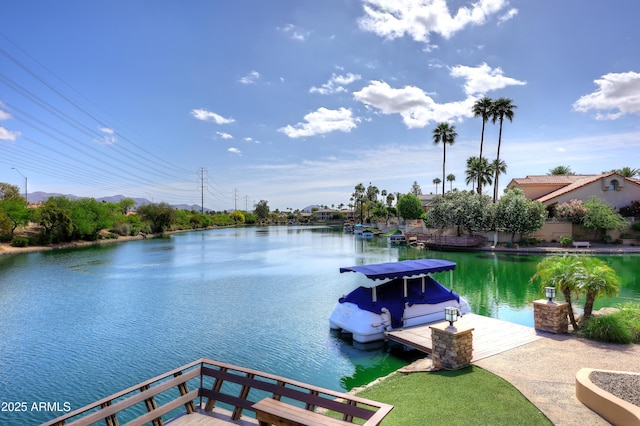 9235 N 101st St, Scottsdale, AZ 85258 - dock featuring a water view