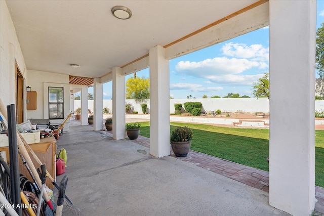 view of patio