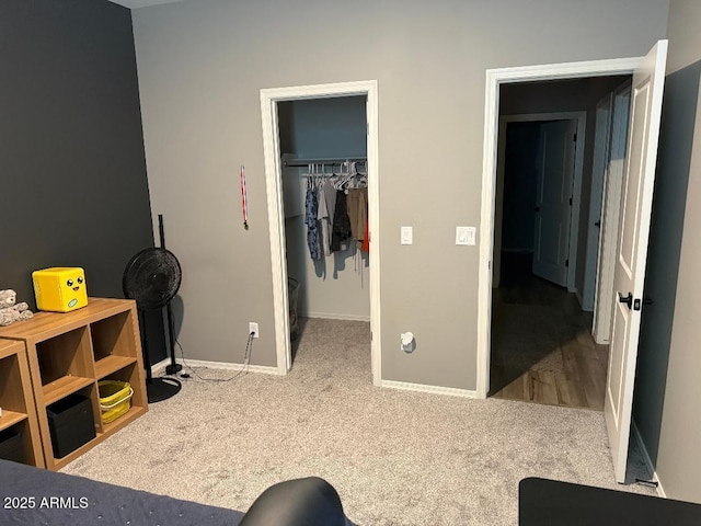1418 E Jacqueline Pl, Casa Grande, AZ 85122 - bedroom with carpet, a spacious closet, baseboards, and a closet