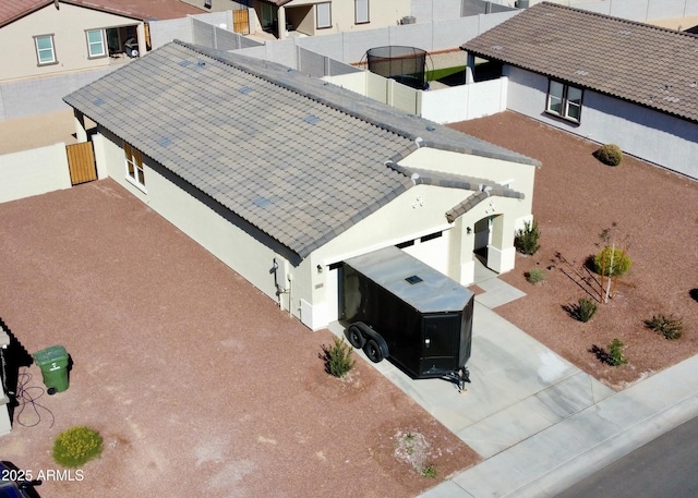 drone / aerial view