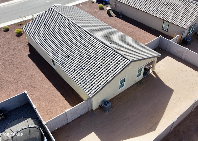 view of subject property