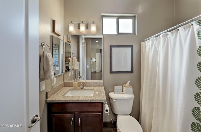 932 N Gomez St, Dewey, AZ 86327 - bathroom featuring vanity and curtained shower