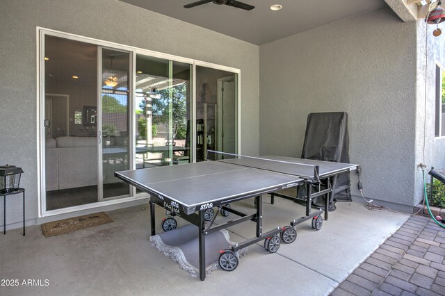 932 N Gomez St, Dewey, AZ 86327 - view of patio / terrace featuring ceiling fan