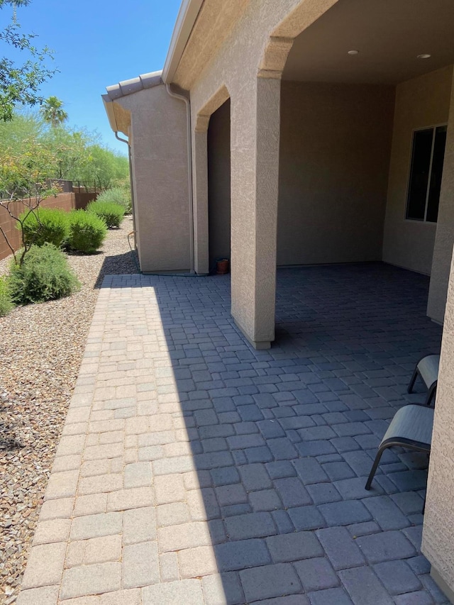 view of patio