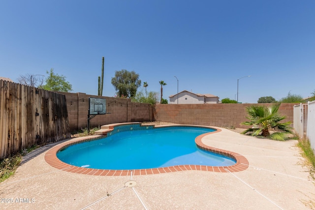 12825 W Virginia Ave, Avondale, AZ 85392 - view of swimming pool with a fenced backyard and a patio area