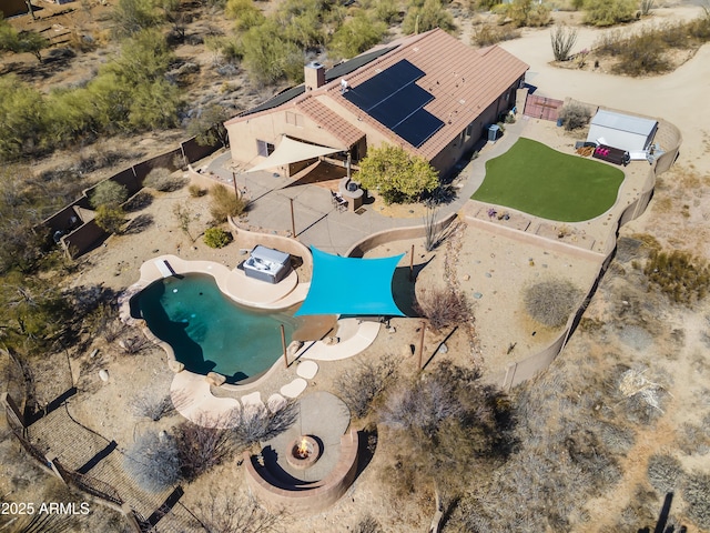 bird's eye view