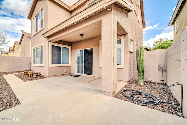 view of patio / terrace with a fenced backyard