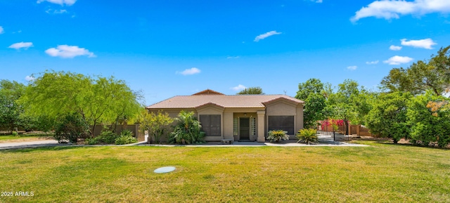 2311 W Dobbins Rd, Phoenix, AZ 85041 - ranch-style house with stucco siding and a tiled roof