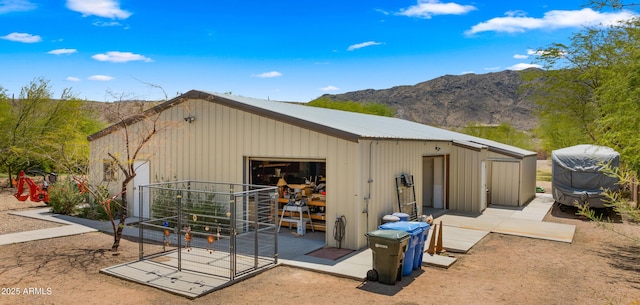 2311 W Dobbins Rd, Phoenix, AZ 85041 - view of outdoor structure featuring a mountain view and an outdoor structure