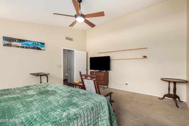 19029 N 36th St, Phoenix, AZ 85050 - bedroom with carpet flooring, lofted ceiling, and baseboards