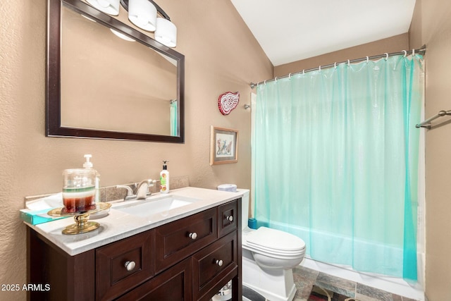 19029 N 36th St, Phoenix, AZ 85050 - bathroom featuring toilet, vanity, and a shower with curtain