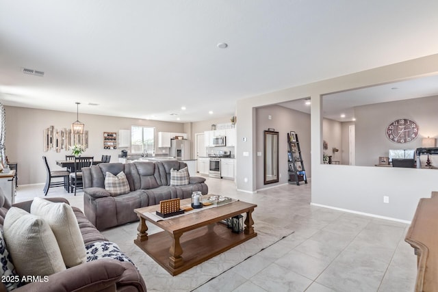 view of living room