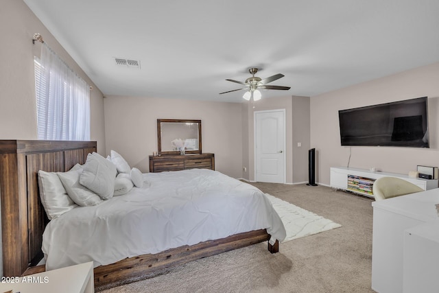 2198 W Pima Ave, Coolidge, AZ 85128 - carpeted bedroom featuring ceiling fan