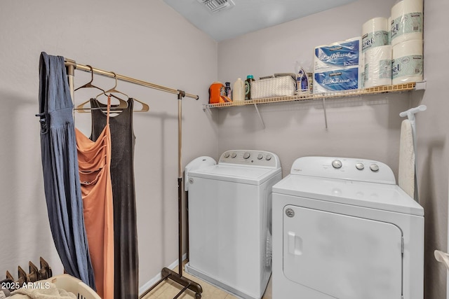2198 W Pima Ave, Coolidge, AZ 85128 - laundry room with washing machine and clothes dryer