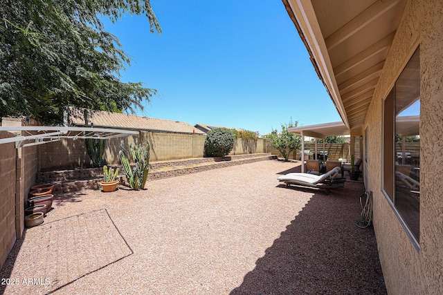 4558 E Libby St, Phoenix, AZ 85032 - view of patio with a fenced backyard