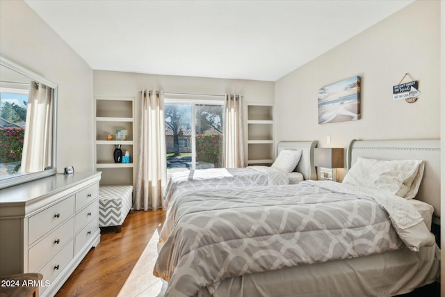 bedroom featuring hardwood / wood-style floors