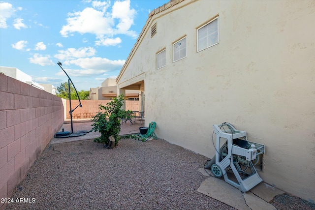 exterior space with a patio area