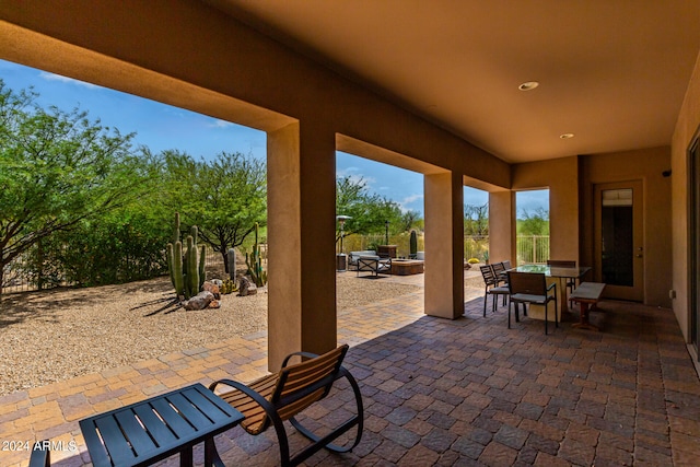 view of patio