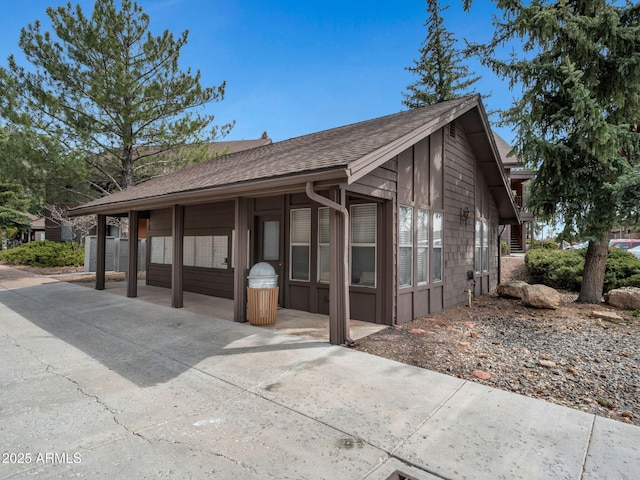 view of horse barn