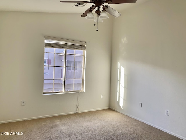 2402 E 5th St Unit 1472, Tempe, AZ 85288 - carpeted spare room featuring a ceiling fan and baseboards