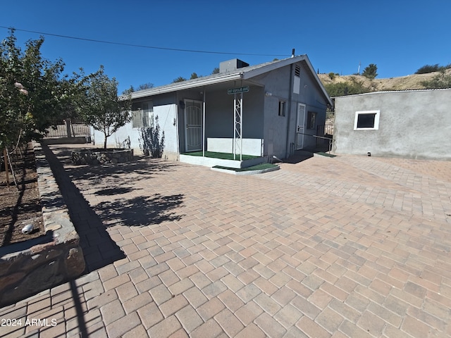 view of rear view of property