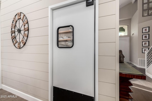 room details featuring hardwood / wood-style flooring