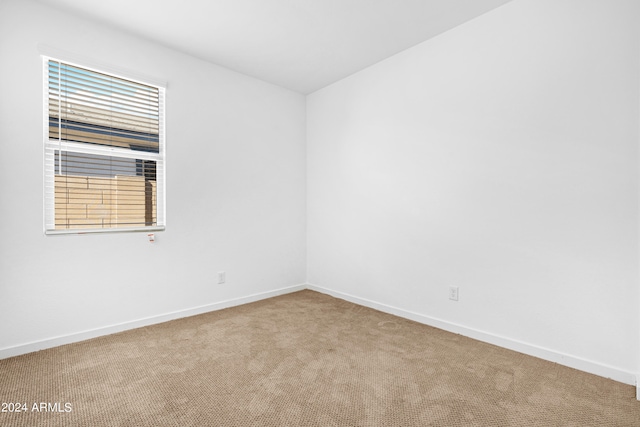 carpeted spare room with plenty of natural light